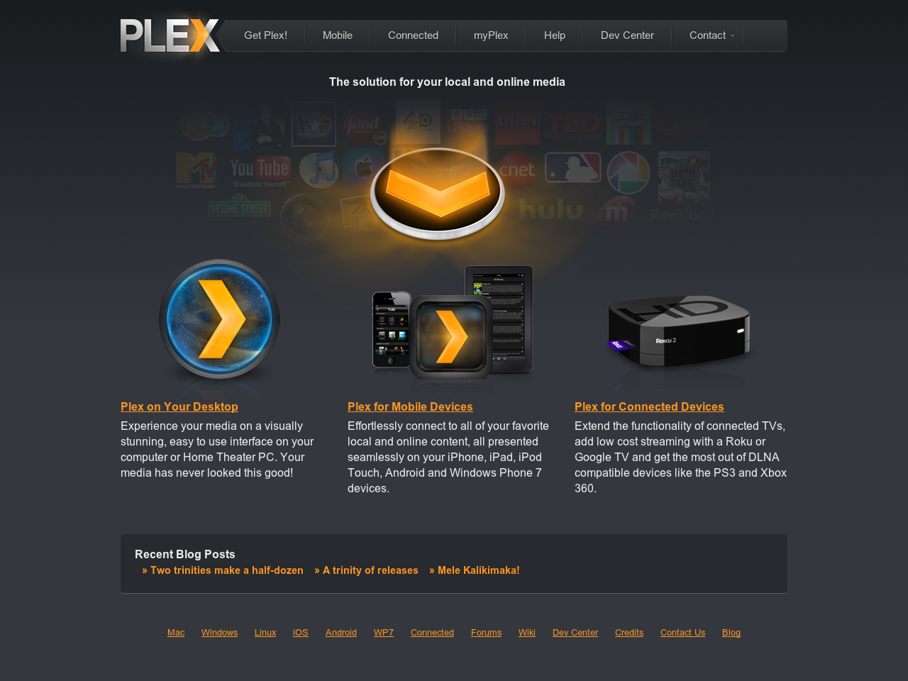 plex media player theme
